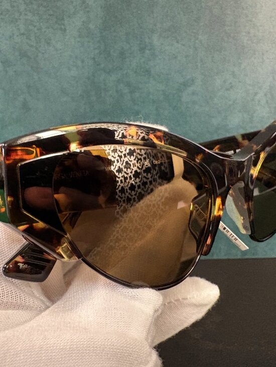 Bottega Veneta 53MM Cat Eye Sunglasses | Tortoiseshell | Gold Detail main image 7